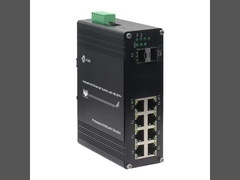 Industrial L2+ 8-Port 10/100/1000T + 2-Port 1000X SFP Managed Ethernet Switch