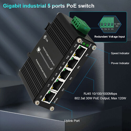 Latest company news about Factory Direct. LNK-IMC005GP Industrial 5-Port PoE Switch: Menyederhanakan penyebaran, mengurangi biaya proyek hingga 30%