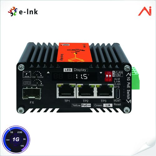 Latest company news about E-link Luncurkan Seri Switch PoE++ Industri Cerdas AI Baru: Model 30W, 60W & 90W