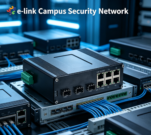 Latest company news about E-link meluncurkan LNK-IMC306P PoE+ dan LNK-IMC306 Industrial Ethernet Switch untuk Jaringan Harsh