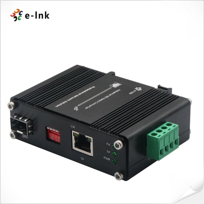 DIN Rail Fiber Media Converter Dengan Fungsi DIP Switch 4 Digit