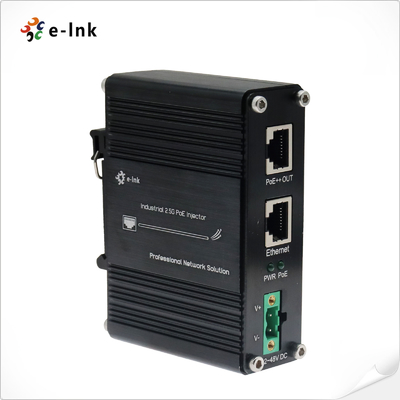 Adaptor PoE 95W 2.5G Catu Daya Injektor Poe Rj45 Melalui Ethernet