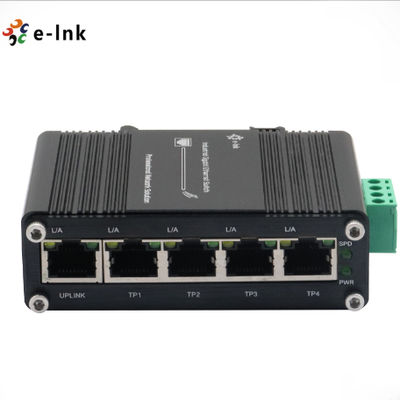 Sakelar Ethernet Kompak Mini Industrial 5-Port 10/100/1000T