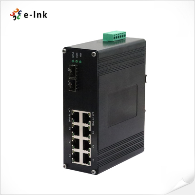 Industri 8-port 10/100/1000m/2.5g 802.3at POE + 2-port 1.25g/2.5g/10g SFP + Sakelar Ethernet