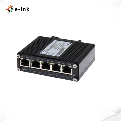 Industrial 1-Port 802.3at PoE+ ke 4-Port 802.3af/at Gigabit PoE Extender