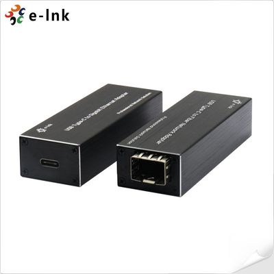 Mikro Mini USB-C ke SFP Gigabit Ethernet Adapter