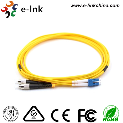 15m, LC ke FC, Duplex, Single Mode Patch Cable