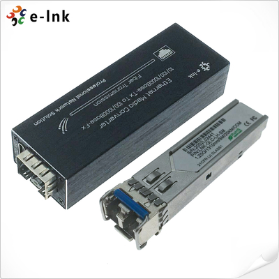 Mikro Mini 10/100/1000BASE-T ke 100/1000BASE-X SFP Media Converter