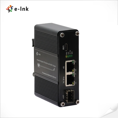 Mini Industrial Gigabit Ethernet PD Switch dengan Type-C Output