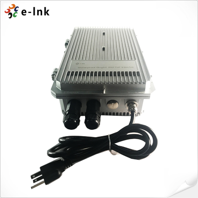 Injektor PoE+ 802.3bt Tahan Air IP67 Industri Luar Ruangan 95W