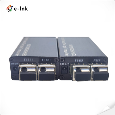 Mini 24G-SDI ke Konverter Serat dengan serat 2 x 12G-SDI 1*LC