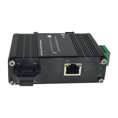 Mini Industrial 10/100Base-T ke 100Base-FX Media Converter