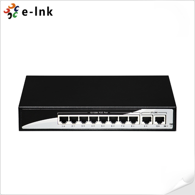 Sakelar Ethernet 8-port 10/100BASE-T PoE dan 2-port 100BASE-T Uplink