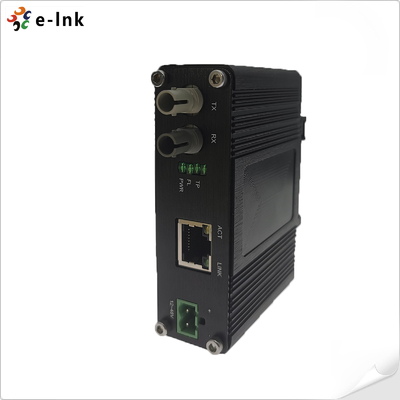 Mini Industri 10BASE-T ke 10BASE-FL Ethernet Media Converter