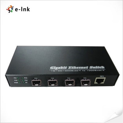 Sakelar Ethernet SFP 3-port 10/100/1000BASE-T yang Dikonfigurasi Sendiri + 4-port 1000BASE