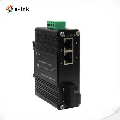 quality Mini Industrial 2-Port 10/100Base-TX ke 100Base-FX Media Converter factory
