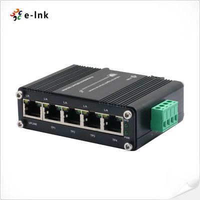 Sakelar Ethernet Gigabit 5-Port Kelas Industri | Rumah Logam | Pasang & Mainkan | untuk Kantor, Rumah, dan Sistem Pengawasan