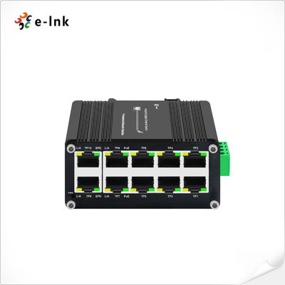 quality Mini Industrial 8-Port 10/100/1000T 802.3at PoE + 2-Port 10/100/1000T Compact Ethernet Switch factory