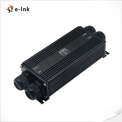 Ekstender Gigabit PoE Industri IP67 Tahan Air (1 x Input 3 x Output)