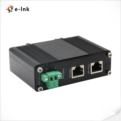 Industri 10/100/1000Mbps 802.3bt PoE++ Splitter Output Voltage 19VDC