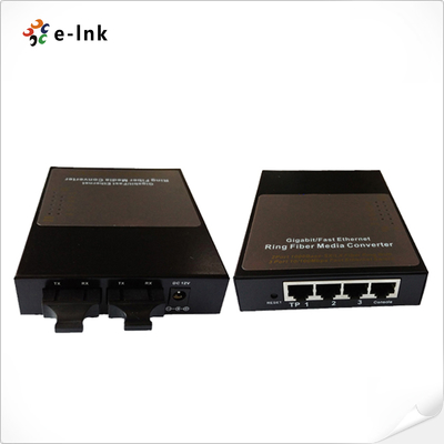 Konverter Media Fiber Tipe Cincin 1000M