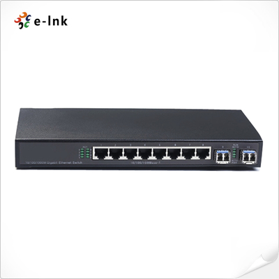 Sakelar Ethernet Fiber Tipe Cincin 8G+2SFP