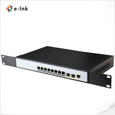 Sakelar Ethernet Terkelola L2+ 8-Port 10/100/1000T + 2-Port 100/1000X SFP