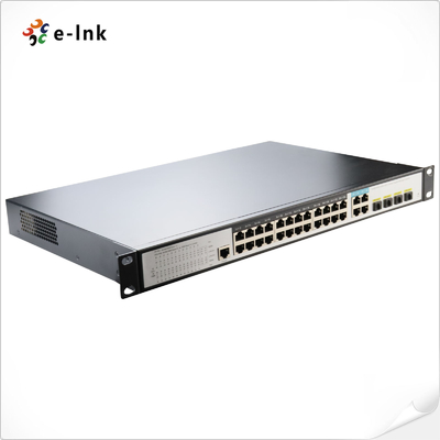 L2 + 48-port 10/100/1000t + 4-port 100/1000x SFP Sakelar Ethernet Managed Ethernet