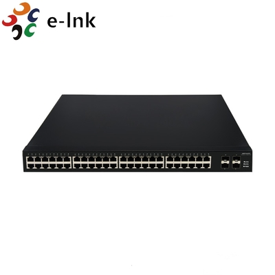 Sakelar Gigabit Ethernet L3 Terkelola 48-Port 10/100/1000BASE-T + 4-Port 10G SFP+