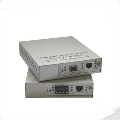 10/100/1000Base-T ke 1000Base-X SFP 
One to One Manageable Media Converter (IEEE802.3ah sesuai dengan OAM)