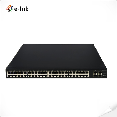 Sakelar Gigabit Ethernet L3 Terkelola 48-Port 10/100/1000BASE-T + 4-Port 10G SFP+