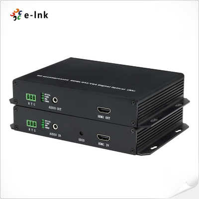 1/2/4/8Ch HDMI Fiber Optic dengan Extender Audio Eksternal