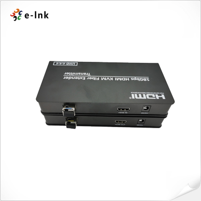 4K HDMI 2.0 KVM USB melalui Fiber Optic Extender