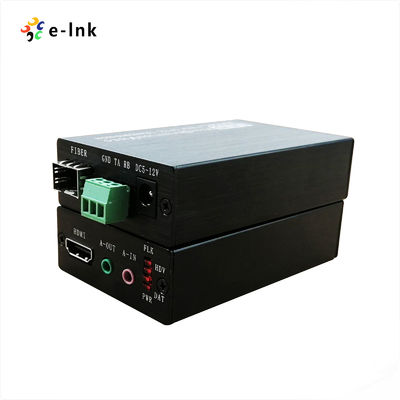 1Ch HDMI + 1Ch Bidirectional Stereo Audio + 1Ch RS232 melalui Fiber Optic Extender