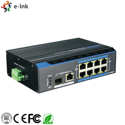 Industri 8 Ports PoE(250M) Fast Ethernet Switch