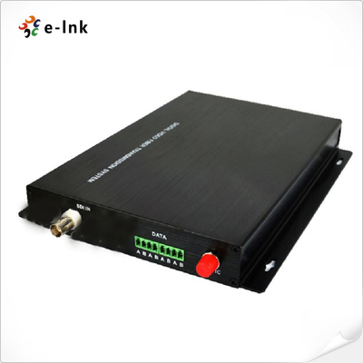 SD-SDI/ASI Transmitter/Receiver Serat Optik Unidirectional