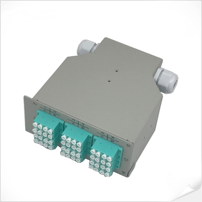 Panel Patch Serat Pemasangan Quad Din-rail 12LC