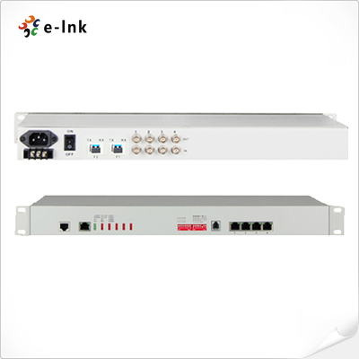 4E1 + 4GE 1+1 Fiber PDH Multiplexer