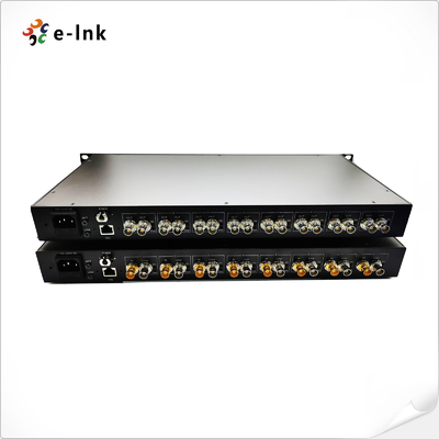 8Ch 3G-SDI + 1Ch 10G Ethernet melalui Fiber Extender