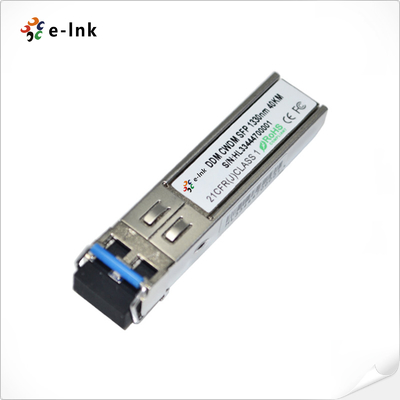 3G-SDI CWDM 1270~1610nm 40km Video Digital SFP Pemancar Optik (MSA)