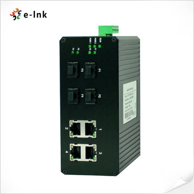 Sakelar Ethernet Industri Gigabit 4G+4 SFP