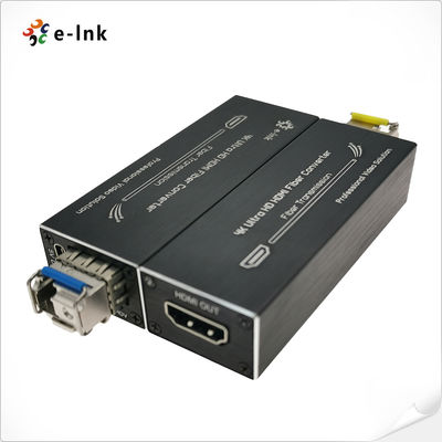 Micro Mini 4K HDMI Fiber Extender Mendukung semua mode hingga Resolusi 4K*2K@30Hz