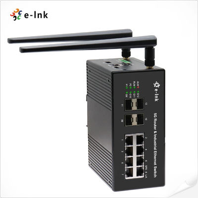 quality Antarmuka Gigabit 10/100/1000Mbps adaptif, full/half duplex, mode adaptif MDI/MDIX, 5G Router & Industrial Ethernet Switch factory