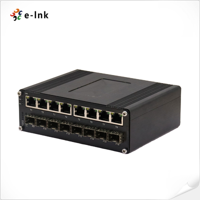 Sakelar Ethernet Terkelola SFP 8-Port 1000X + 8-Port 10/100/1000T L2+ Industri