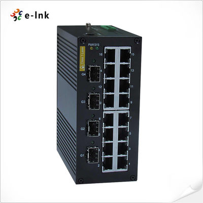 quality Sakelar Ethernet Industri Terkelola: 16 x 10/100BASETX + 4 x 1000BaseX SFP factory