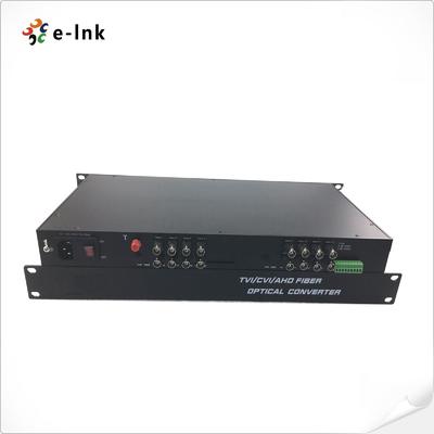 16Ch 5MP HD-Video 4-in-1 Video Fiber Konverter Dukungan 5MP 4MP 3MP 1080P 720P Kamera