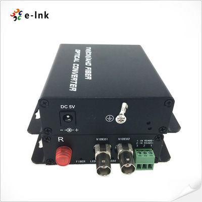 2Ch HD-AHD/HD-CVI/HD-TVI/CVBS 4-in-1 Video Fiber Converter Melalui indikator LED untuk menginformasikan modus fungsinya