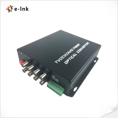 Konverter Fiber Video 4-in-1 8Ch HD-AHD/HD-CVI/HD-TVI/CVBS dengan rentang suhu operasional industri yang luas