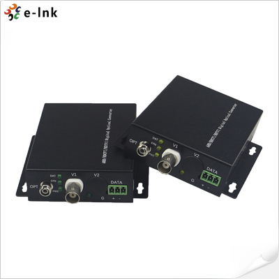 1 Saluran HD-Video over Optical Fiber Transmitter and Receiver Dukungan HD-AHD/CVI/TVI resolusi tertinggi 720P, 1080P.