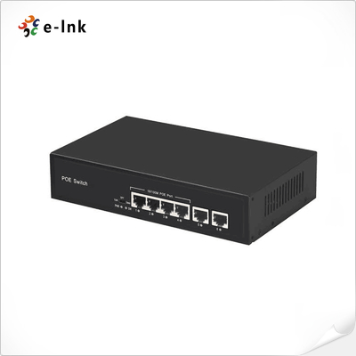 4-port 10/100BASE-T PoE dan 2-port 100BASE-T Uplink Ethernet Switch